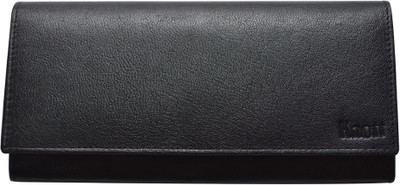 

Knott Women Casual, Evening/Party Black Genuine Leather Wallet(14 Card Slots)