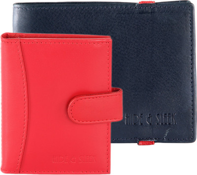 

Hide & Sleek Men Multicolor Genuine Leather Wallet(8 Card Slots), Mc-724