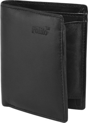 

palito Men Black Genuine Leather Wallet(7 Card Slots)