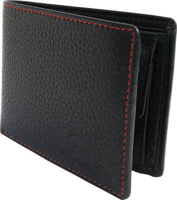 

NUKAICHAU Men Black Genuine Leather Wallet(3 Card Slots), Blk 3