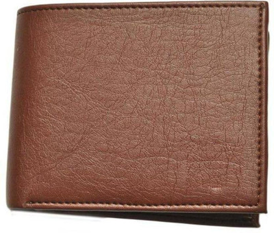 

K.S Fashion Men Tan Genuine Leather Wallet(3 Card Slots)