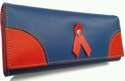 

Kandel London Women Blue Artificial Leather Wallet(4 Card Slots)