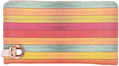 

Cuddle Girls Multicolor Fabric Wallet(8 Card Slots)