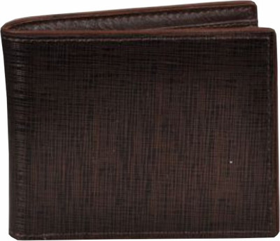 

Divoto Men Brown Genuine Leather Wallet(3 Card Slots), Scratchy brown