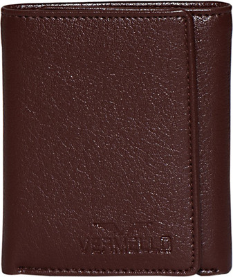 

Vermello Men Brown Artificial Leather Wallet(6 Card Slots)