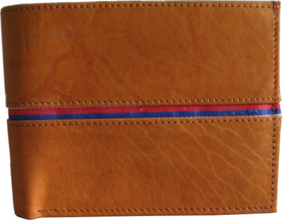

SAW LEATHER GOODS Men Tan Genuine Leather Wallet(6 Card Slots)