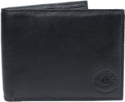 

Exit9 Men Black Genuine Leather Wallet(3 Card Slots)