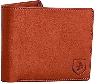 

LANDER Men Tan Genuine Leather Wallet(9 Card Slots)