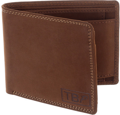 

The Blue Pink Men Brown Artificial Leather Wallet(8 Card Slots), Brown-02