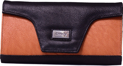 

Kinberry Girls Beige, Black Genuine Leather Document Holder(8 Card Slots)