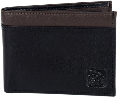 

Woodland Men Black Genuine Leather Wallet(3 Card Slots)