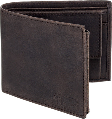 

The Blue Pink Men Brown Artificial Leather Wallet(4 Card Slots), Brown-02