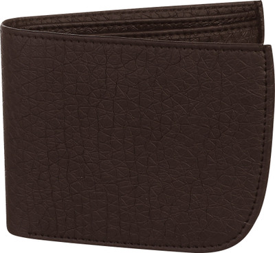 

Indian Fashion Men Brown Artificial Leather Wallet(6 Card Slots)