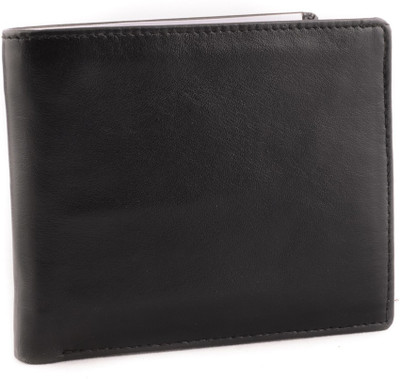 

Route Men Casual, Formal Black Genuine Leather Wallet(8 Card Slots), Black-10