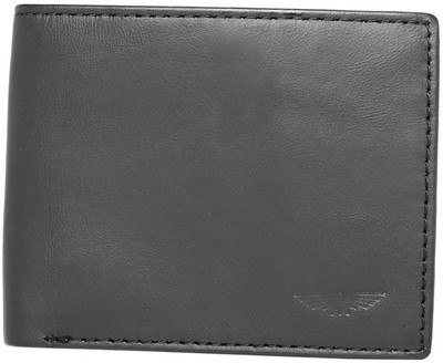 

Park Avenue Men Black Genuine Leather Wallet(5 Card Slots)