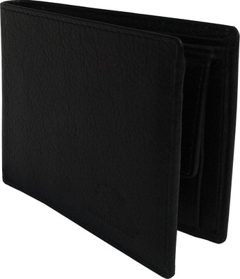 

NUKAICHAU Men Black Genuine Leather Wallet(3 Card Slots), Blk 3