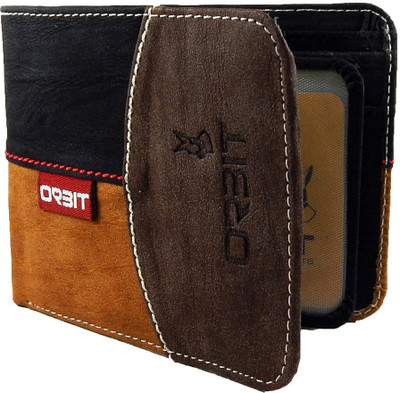 

Orbit Men Black Genuine Leather Wallet(5 Card Slots)