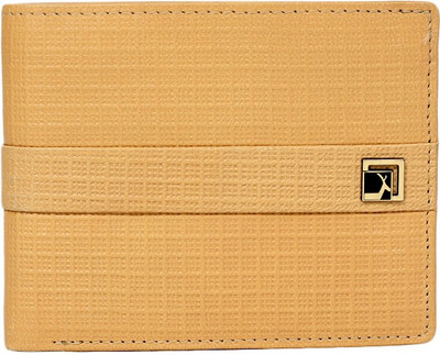 

Da Milano Men Beige Genuine Leather Wallet(9 Card Slots)