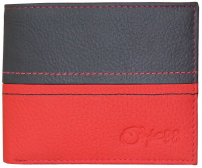 

Style 98 Men Casual, Formal Red Genuine Leather Wallet(6 Card Slots), Black;red