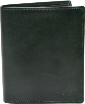 

Knott Men Green Genuine Leather Wallet(9 Card Slots), Green-10