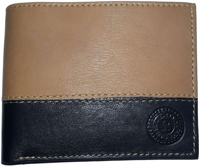 

Unicraft Men Tan, Black Genuine Leather Wallet(2 Card Slots), 2 card slots;2 compartments