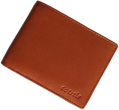 

Cotnis Men Tan Artificial Leather Wallet(3 Card Slots)