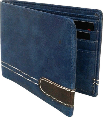 

NUKAICHAU Boys Casual Blue Artificial Leather Wallet(6 Card Slots)