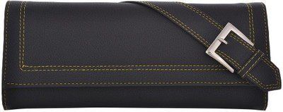 

Cuddle Girls Casual, Formal, Travel, Trendy Multicolor Fabric Wallet(4 Card Slots), Black