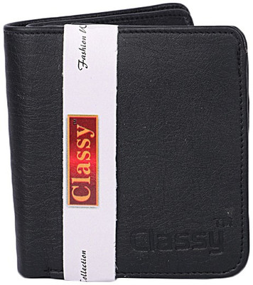 

Glasy Boys Black Artificial Leather Wallet(6 Card Slots)