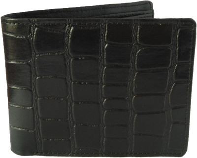 

REZA PELLIS Boys Black Genuine Leather Wallet(9 Card Slots)