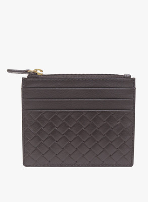 

La Roma Men Brown Genuine Leather Card Holder(6 Card Slots)