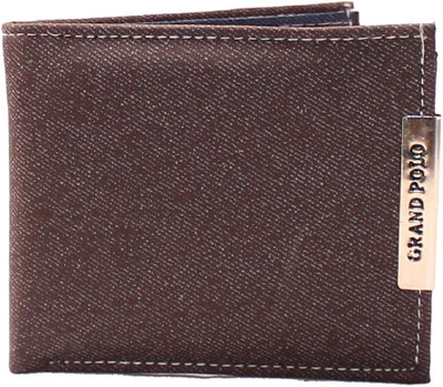 

Assashion Boys Brown Canvas Wallet(3 Card Slots)