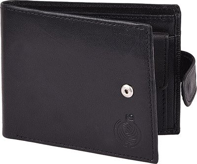 

Taksh Men Black Genuine Leather Wallet(4 Card Slots)