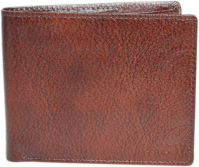 

Knott Men Brown Genuine Leather Wallet(8 Card Slots), Brown-10