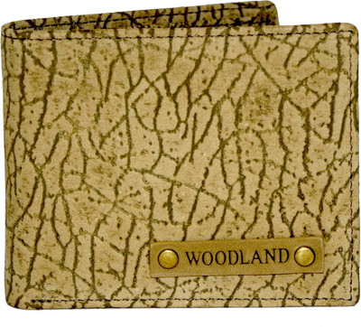 

Woodland Men Khaki Genuine Leather Wallet(4 Card Slots)