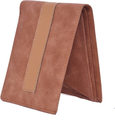 

Fashion ALW Men Tan Artificial Leather Wallet(5 Card Slots)