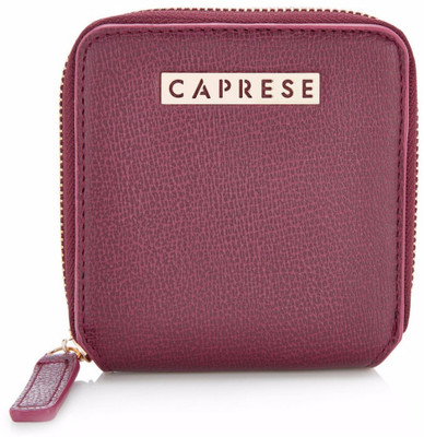 

Caprese Women Brown Artificial Leather Wallet(6 Card Slots), Burgundy