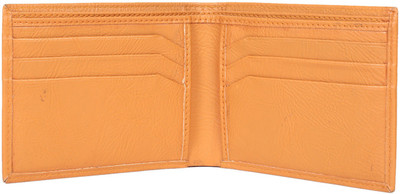 

saifi traders Men Tan Artificial Leather Wallet(6 Card Slots)