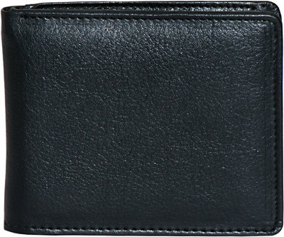 

Vermello Men Black Artificial Leather Wallet(6 Card Slots)