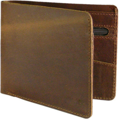 

Death by Color Men Brown Genuine Leather Wallet(4 Card Slots)