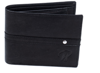 

Pranjals House Men Black Genuine Leather Wallet(9 Card Slots)