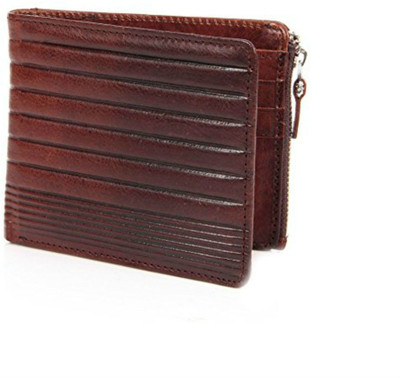 

Creative India Exports Men Tan Genuine Leather Wallet(3 Card Slots)