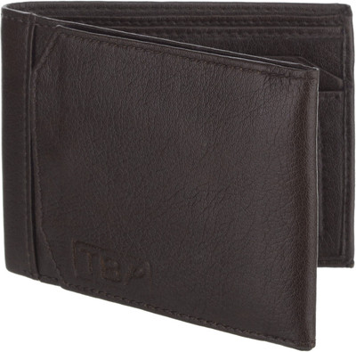 

The Blue Pink Men Brown Artificial Leather Wallet(10 Card Slots), Brown-02