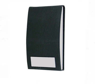 

ShopoSite Men Black Artificial Leather Card Holder(1 Card Slot)