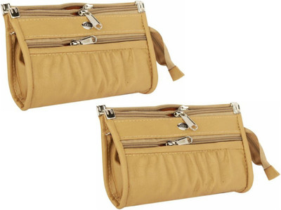 

Feel sixteen Girls Multicolor Genuine Leather Wallet(8 Card Slots), Feel beige dublicate pancha13