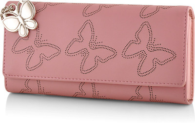 

Butterflies Casual Pink Clutch