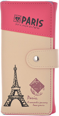 Cuddle Casual Pink Clutch