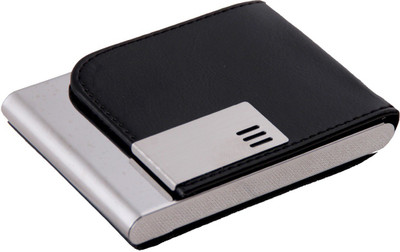 

U. R. GOD Girls Black Artificial Leather Card Holder(1 Card Slot)