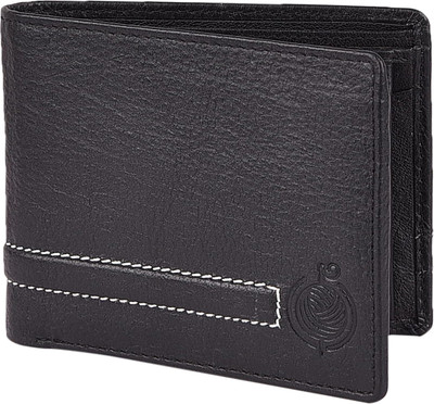 

Taksh Men Black Genuine Leather Wallet(7 Card Slots)