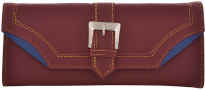 

Cuddle Girls Casual, Formal, Travel, Trendy Multicolor Fabric Wallet(4 Card Slots), Maroon